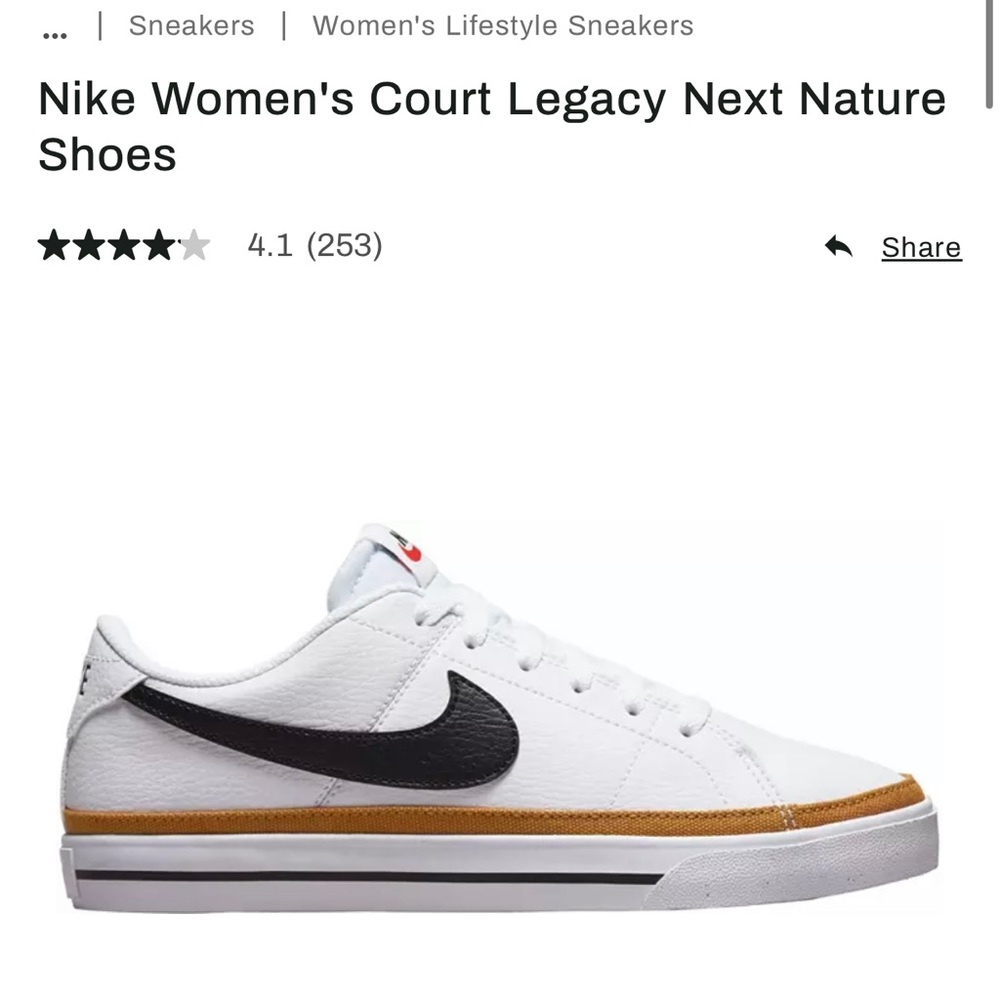 Nike Women's Court Legacy Next Nature Shoes